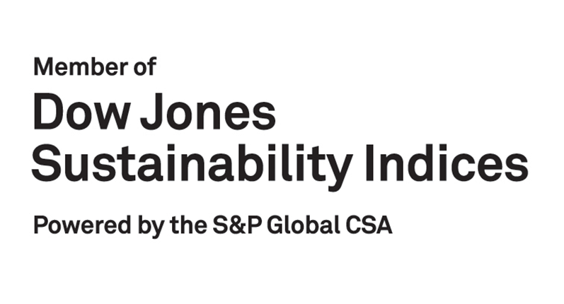 Member of Dow Jones Sustainability Indices - In Collaboration with RobecoSAM